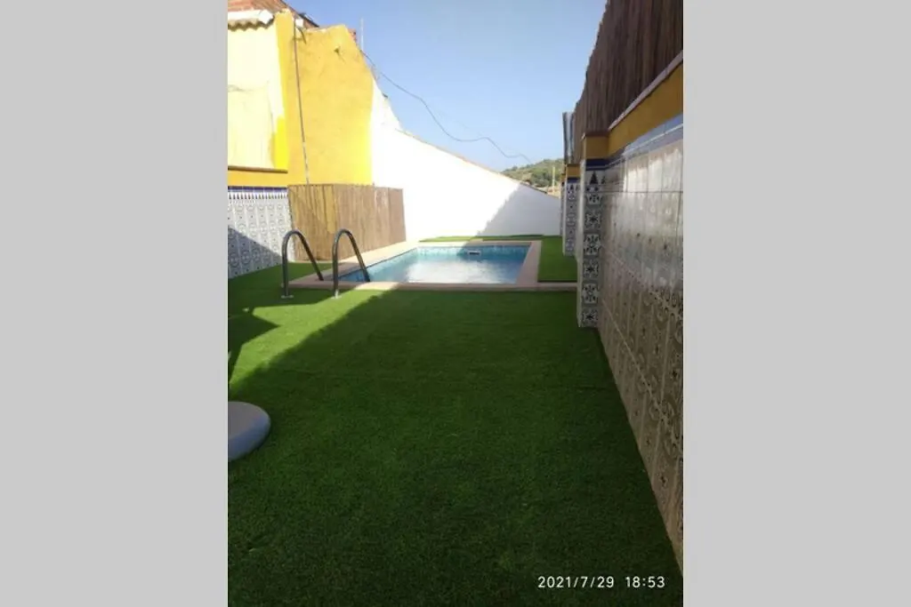 Casa Rural Los Alcaidejos Con Piscina 말라가