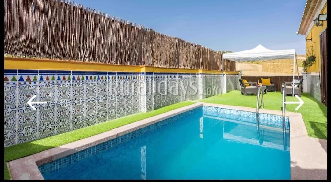 Casa Rural Los Alcaidejos Con Piscina 말라가
